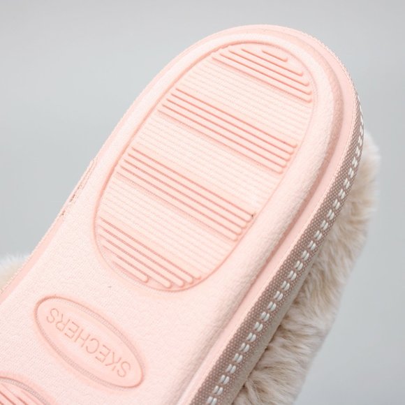 Skechers Ladies 8 Cozy Campfire Memory Foam Faux-Suede/Fur Comfort Slippers - Picture 11 of 12